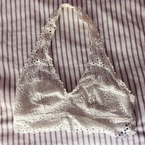 Aerie Large Lace Halter Bralette